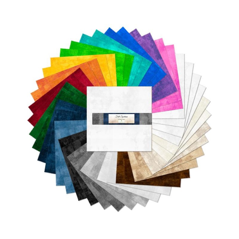 Wilmington Prints Pre-Cuts, Full Spectrum, 10" Squares, 512-45-512