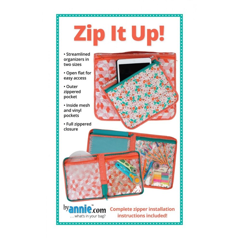Zip It Up! Bag Patern By Annie's