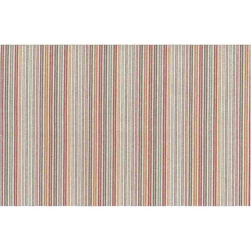 Textured Stripe Red Taupe Laura Kiran Fabric