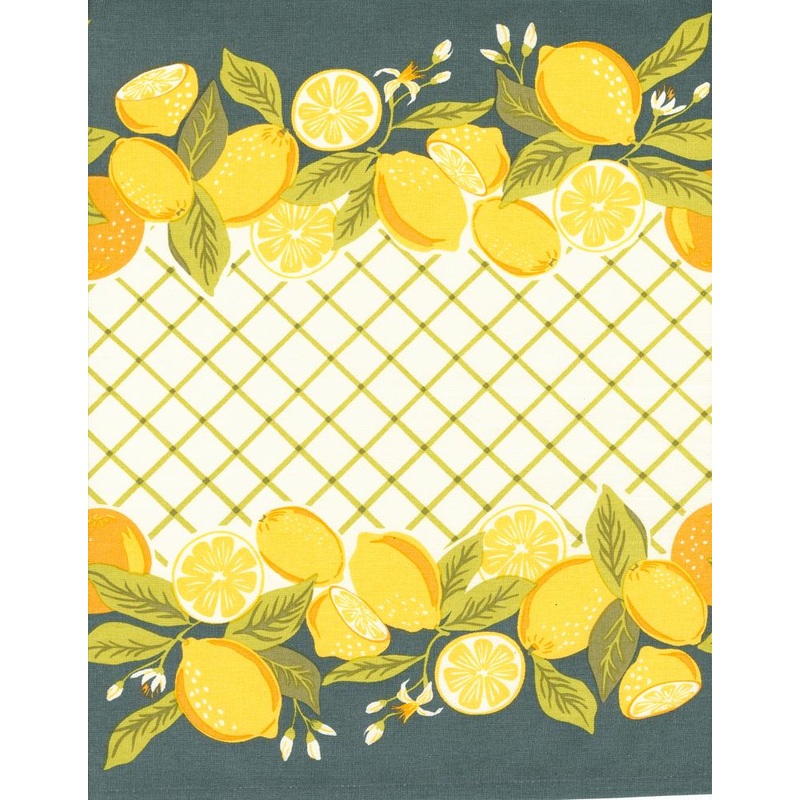 16" Classic Retro Toweling - Lemon Delight