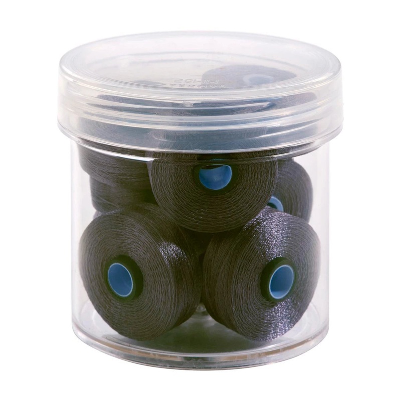 Magna-Glide Delights Style M Jumbo Pre-Wound Bobbins 132 yds -  Medium Grey # MGDM-10424-F - 10 Pack (Special Order)