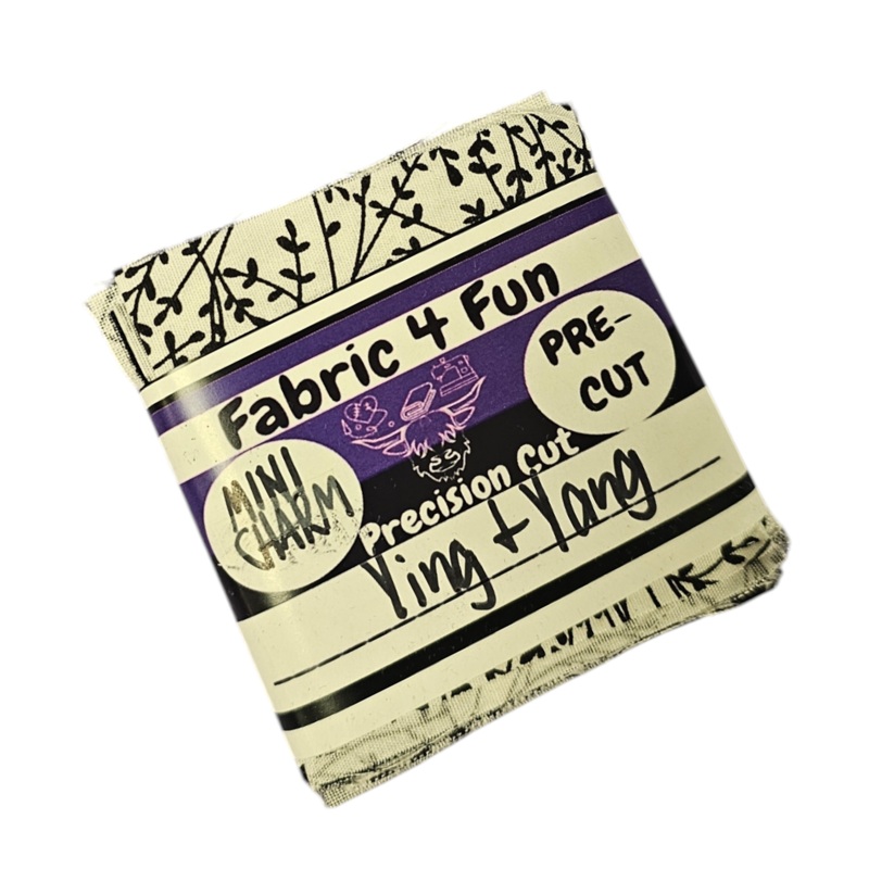 Ying & Yang  2 1/2" Mini Charm Squares Exclusive 42 Piece Pre-Cut