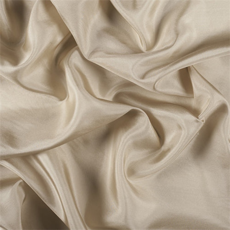 Runway Silks Antique Gold Silk Habotai Fabric - Reorderable