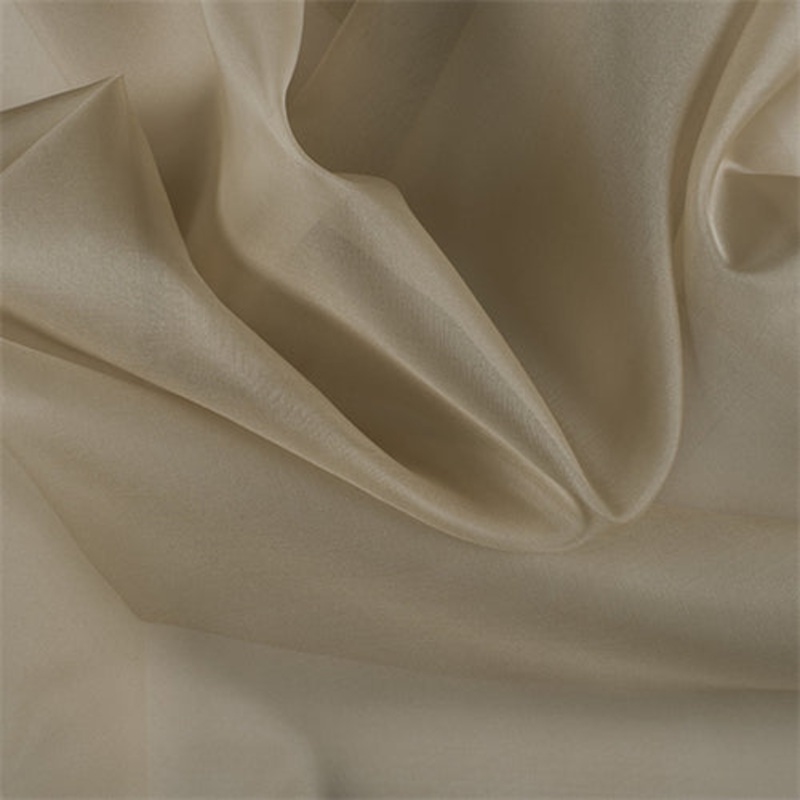 Runway Silks Antique Gold Silk Organza Fabric - Reorderable