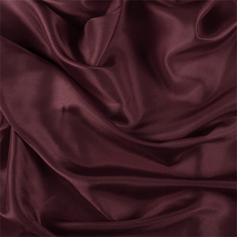 Runway Silks Antique Red Silk Habotai Fabric - Reorderable