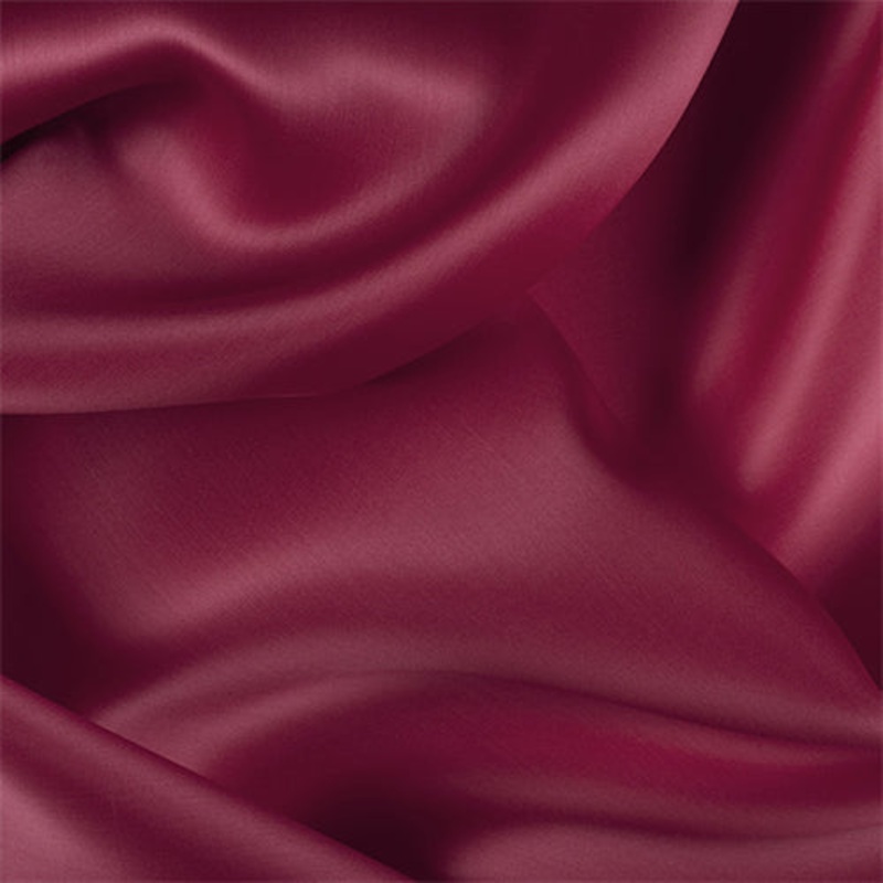 Runway Silks Antique Red Silk Satin Organza Fabric - Reorderable