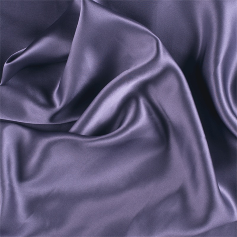 Runway Silks Amethyst Stretch Silk Charmeuse Fabric - Reorderable