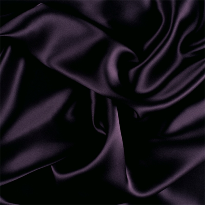 Runway Silks Aubergine Silk Charmeuse Fabric - Reorderable