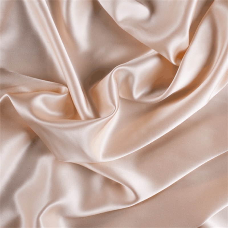 Runway Silks Vanilla Stretch Silk Charmeuse Fabric - Reorderable