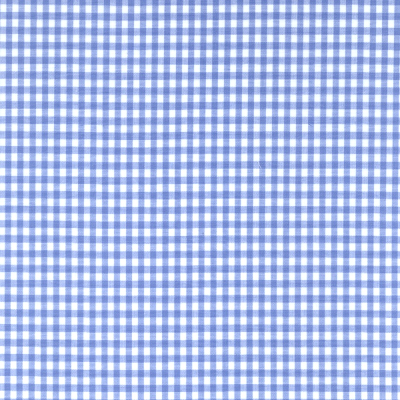 20 YD Bolt-Blue 1/8 Inch Gingham Fabric
