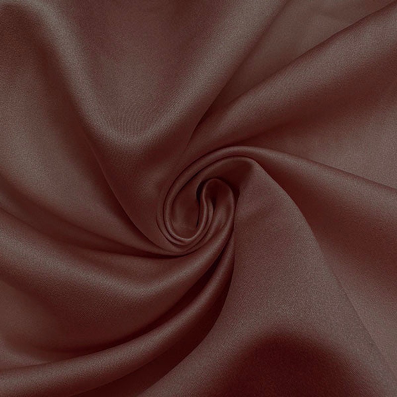 Brown Bridal Satin Bolt Fabric