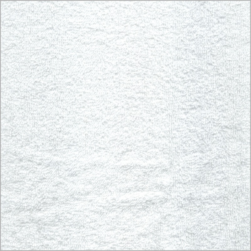 White Terry Velour Bolt Fabric