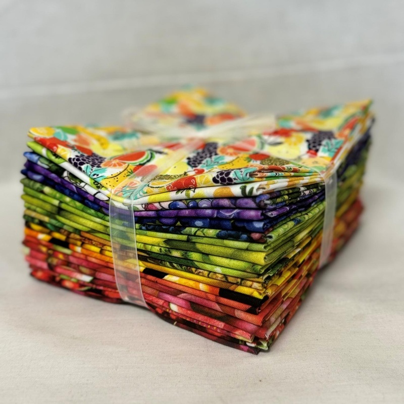 Assorted Fruit Fat Quarter Bundle - 20 Fat Quarters - Precut