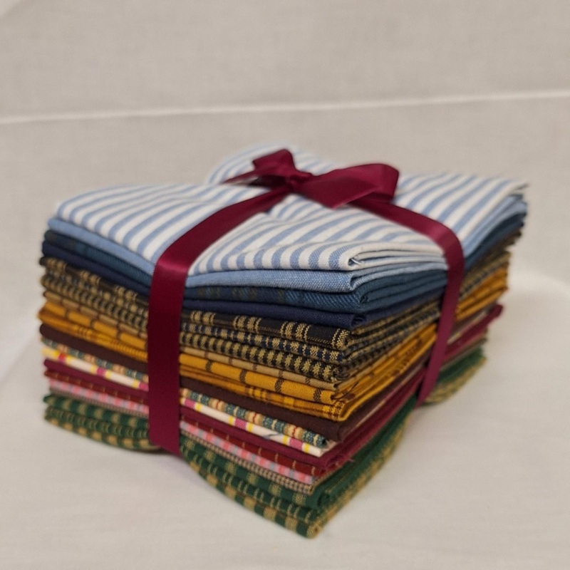 Homespun Fat Quarter Bundle - 20 Fat Quarters - Precut