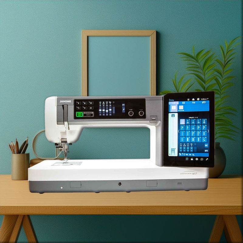 Janome Continental M17 Sewing and Embroidery Machine